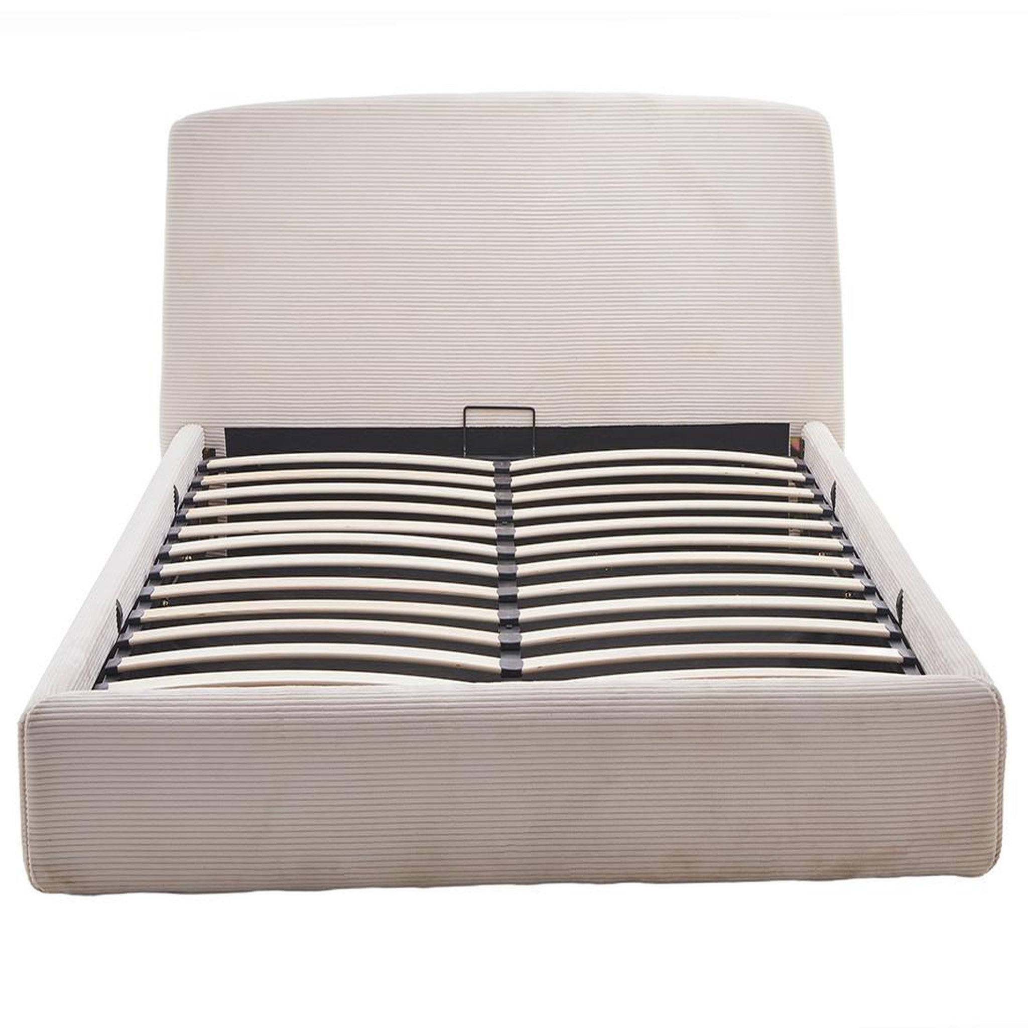 Voir la diapositive 1 : BEST MOBILIER Juliette - lit coffre - 160x200 cm - en velours côtelé
