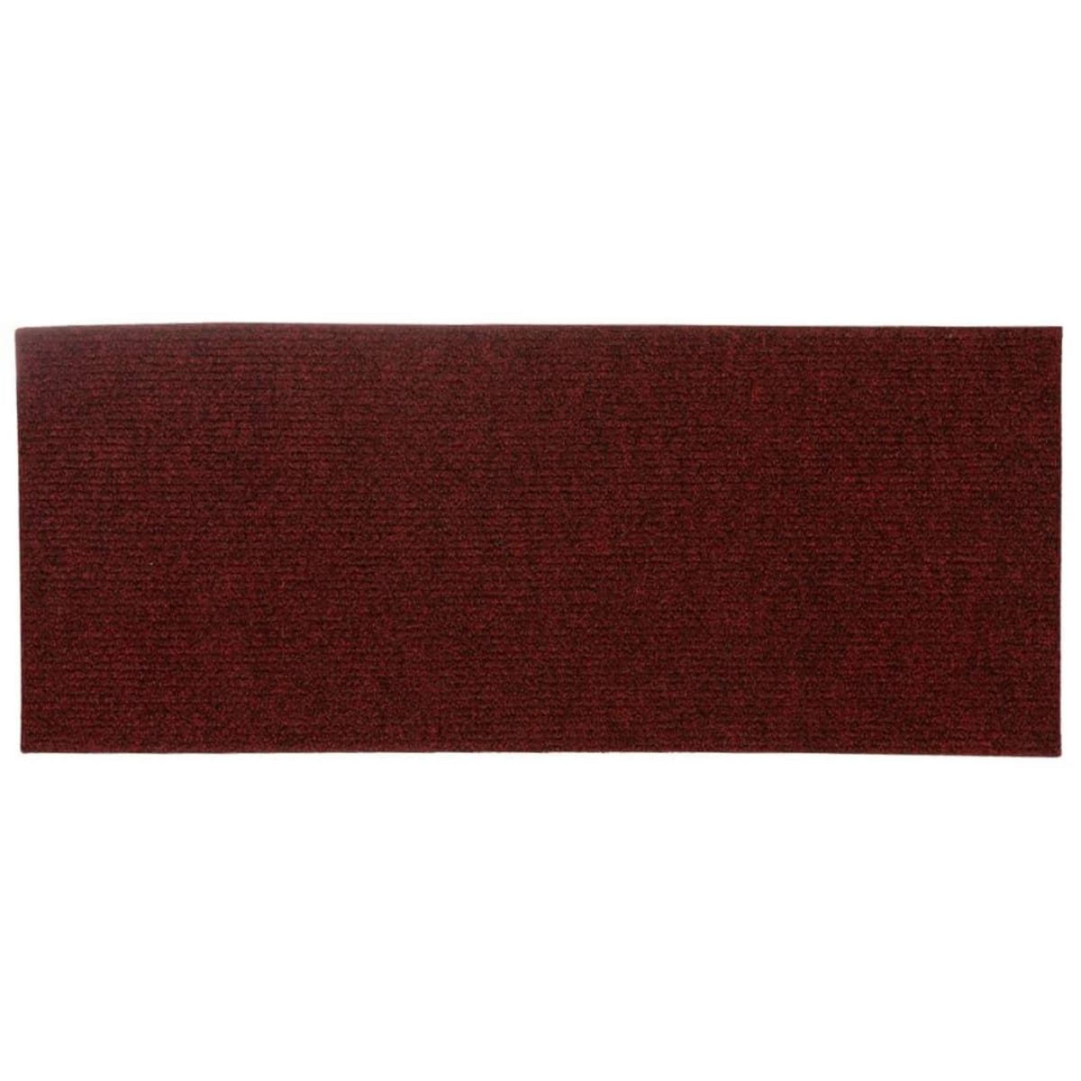 VIDAXL Tapis d'escalier autocollants Rectangulaire 15pcs 60x25cm Rouge