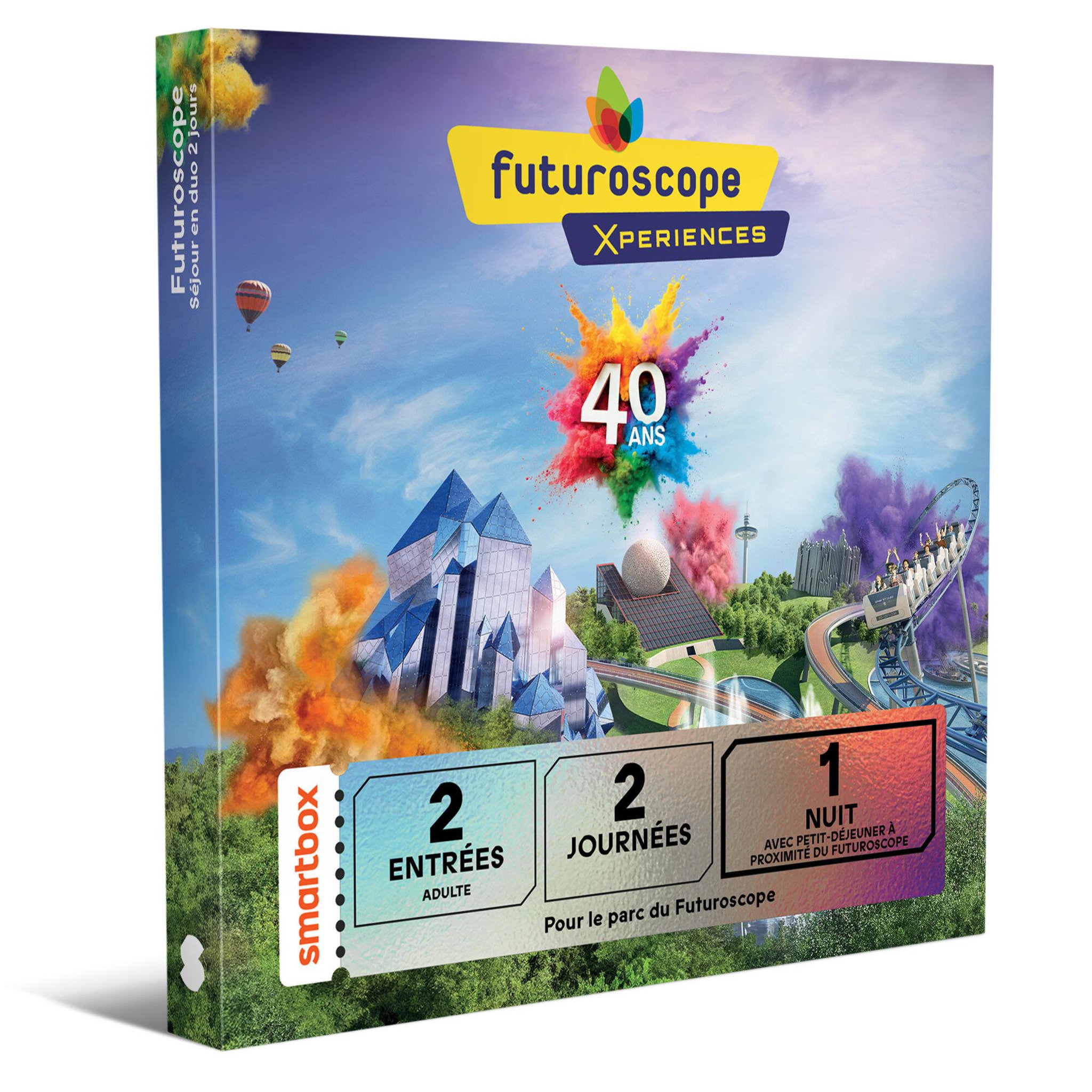 Smartbox Futuroscope - Séjour en duo 2 jours - Coffret Cadeau Séjour