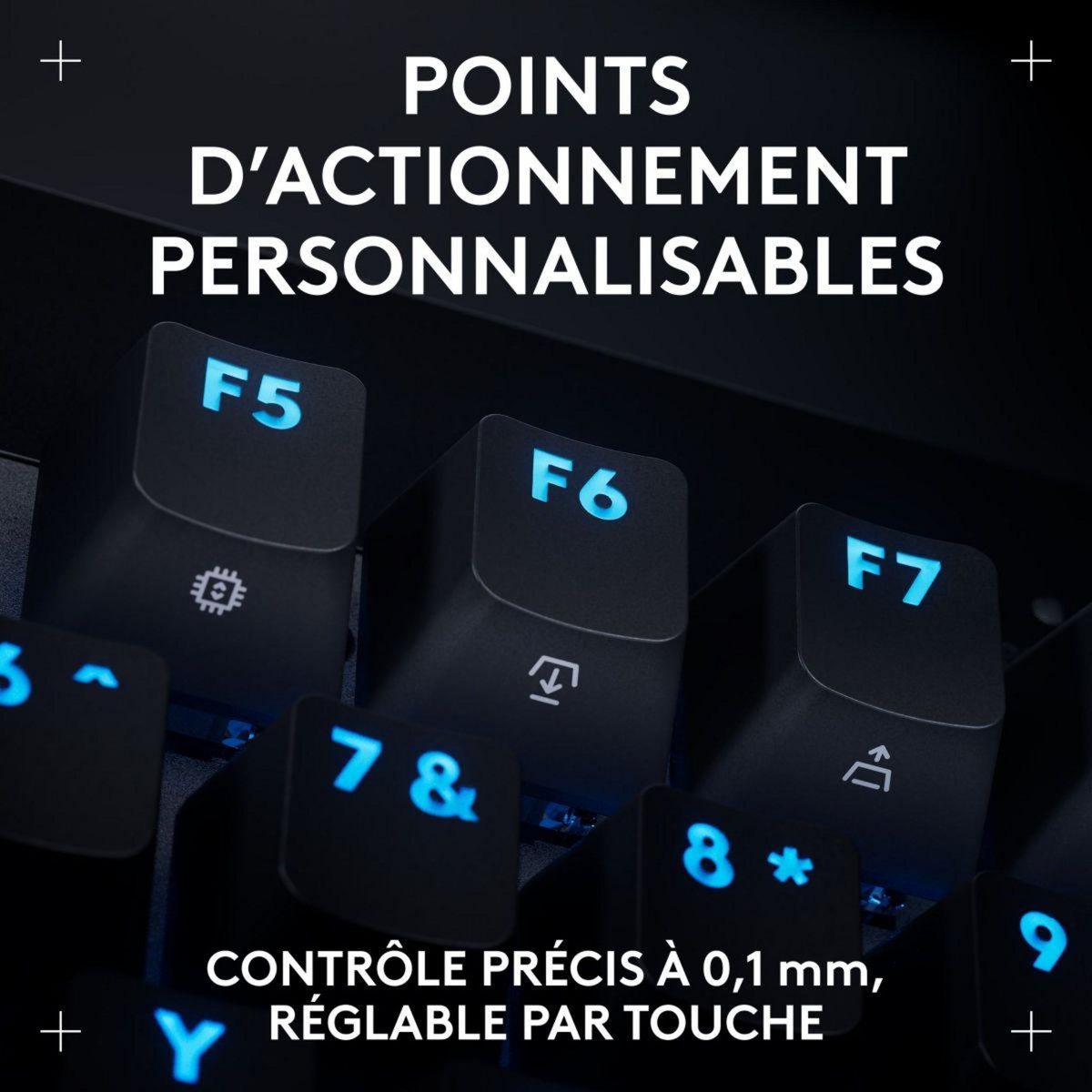 Logitech Clavier gamer G Pro X TKL Rapid  Noir