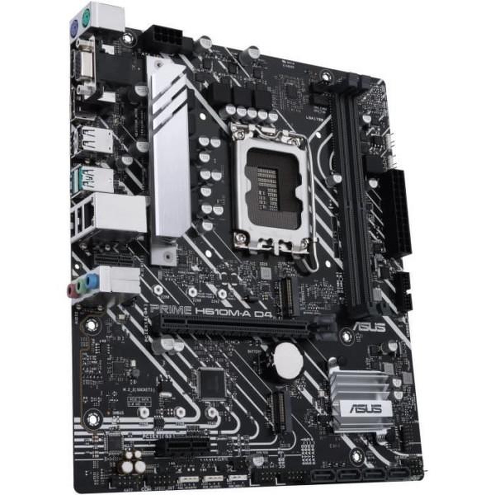 Voir la diapositive 4 : ASUS Carte mere - ASUS - PRIME H610M-A D4-CSM - LGA 1700 - DDR4 - micro ATX