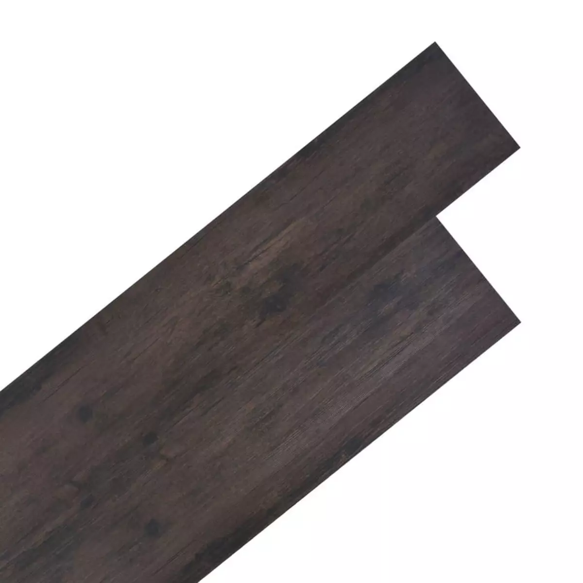 VIDAXL Planches de plancher PVC Non auto-adhesif Chene gris fonce