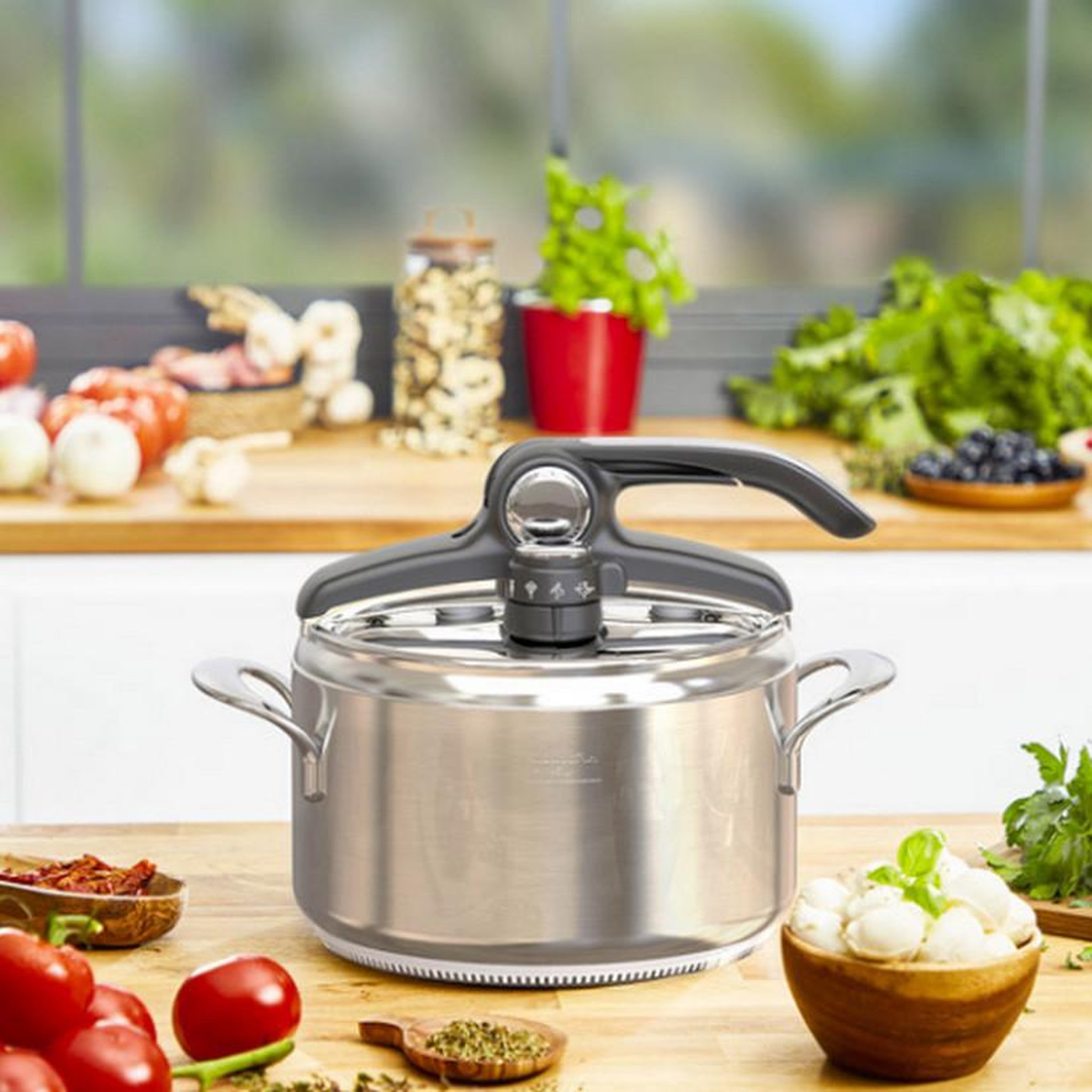 Voir la diapositive 3 : Lagostina Autocuiseur inox 5l - 012021010505
