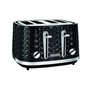 Voir la diapositive 1 : Morphy richards Grille-pain Morphy Richards 248131 noir 4 toasts 7 niveaux de brunissage