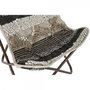 Voir la diapositive 2 : MARKET24 Chaise de jardin DKD Home Decor Noir Marron Coton Fer (74 x 65 x 90 cm)