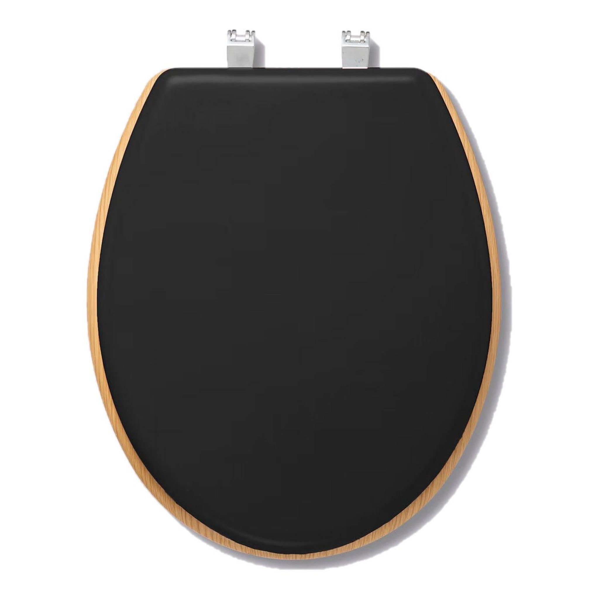 FIVE Abattant wc effet bois modern color - noir
