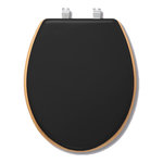 FIVE Abattant WC effet bois MODERN COLOR - Noir