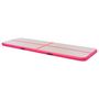 Voir la diapositive 4 : VIDAXL Tapis gonflable de gymnastique avec pompe 300x100x10cm PVC Rose