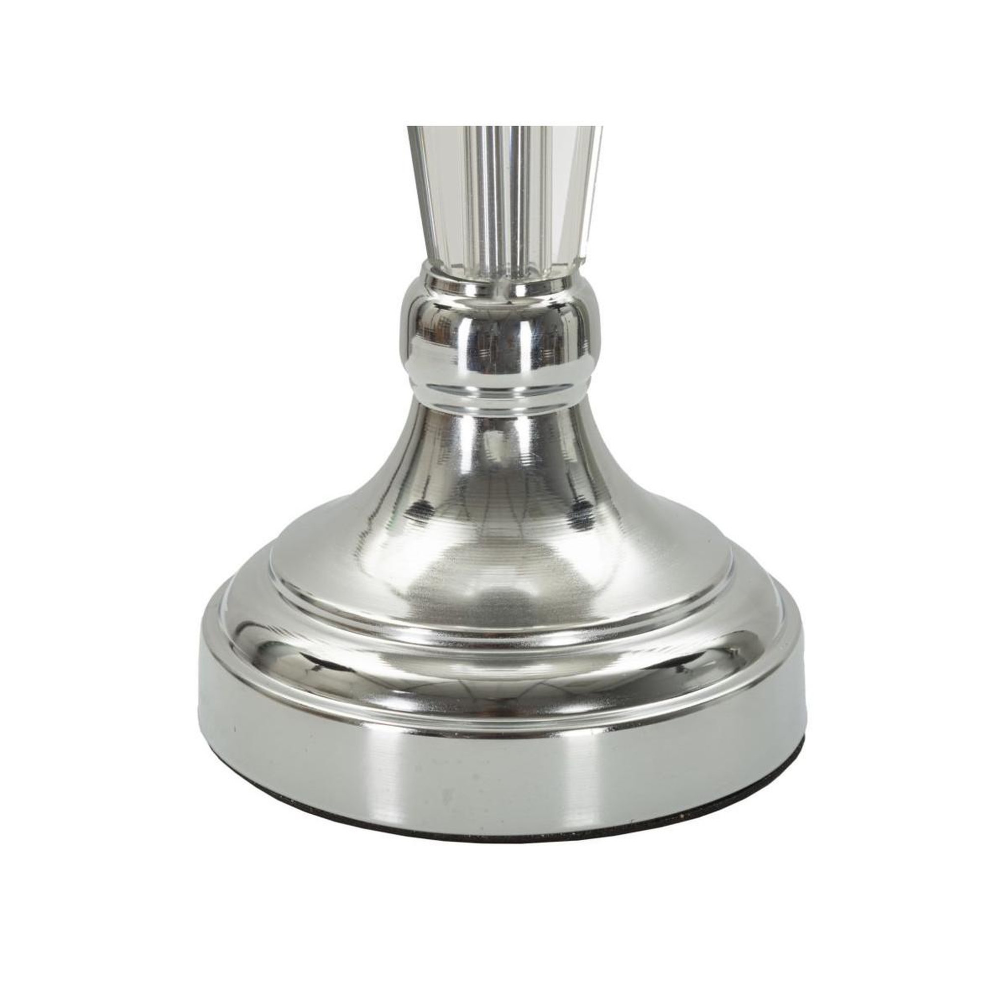 Voir la diapositive 3 : Paris Prix Lampe à poser en métal  tolly  56cm argent