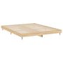 Voir la diapositive 5 : VIDAXL Cadre de lit sans matelas chene sonoma 180x200 cm
