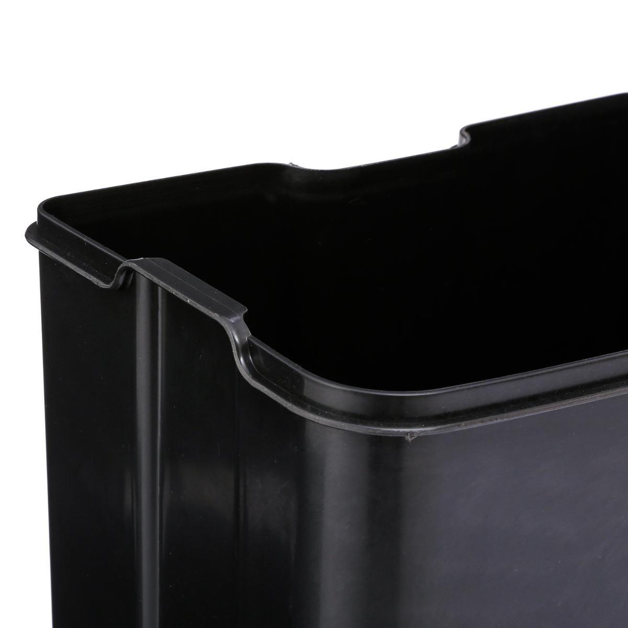 Voir la diapositive 3 : FIVE Poubelle de cuisine en métal  ariane  30l gris
