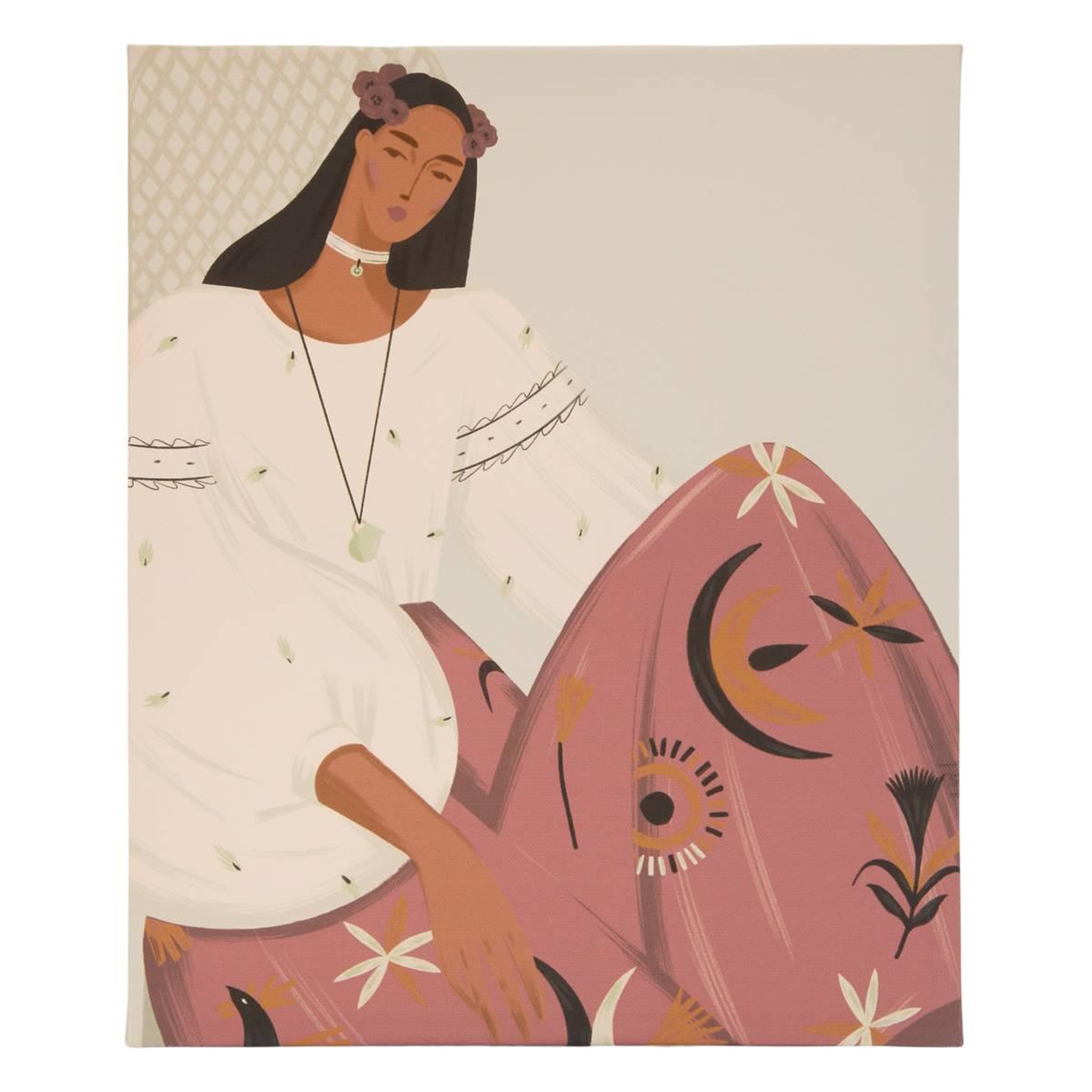 Voir la diapositive 3 : ATMOSPHERA Lot de 5 Toiles Imprimées  Cynthia  43cm Multicolore