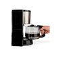 Voir la diapositive 4 : NEDIS Cafetière filtre 12 tasses 1000w noir/argent - KACM260EBK