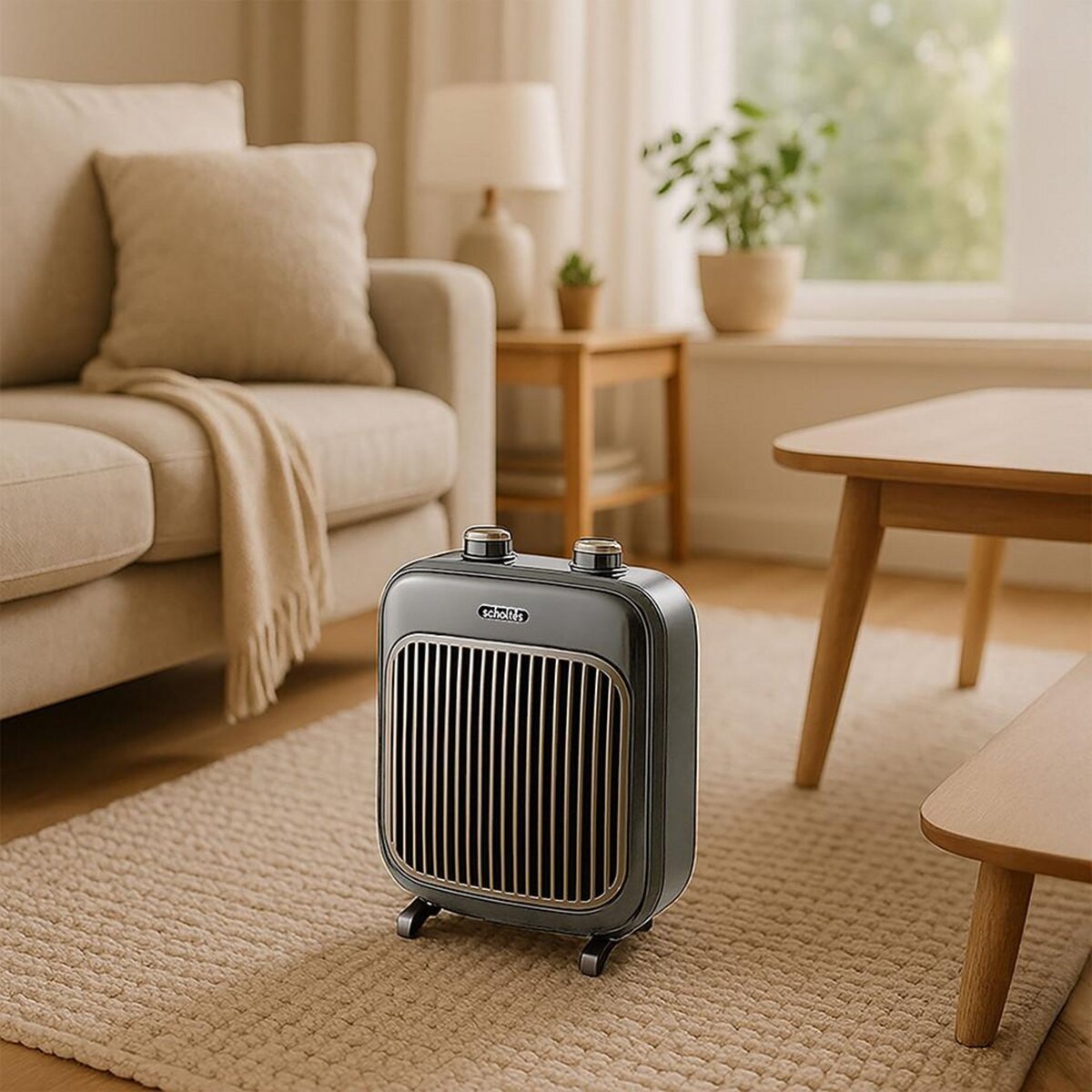 Scholtes Chauffage soufflant 2000w gris - scsv500g