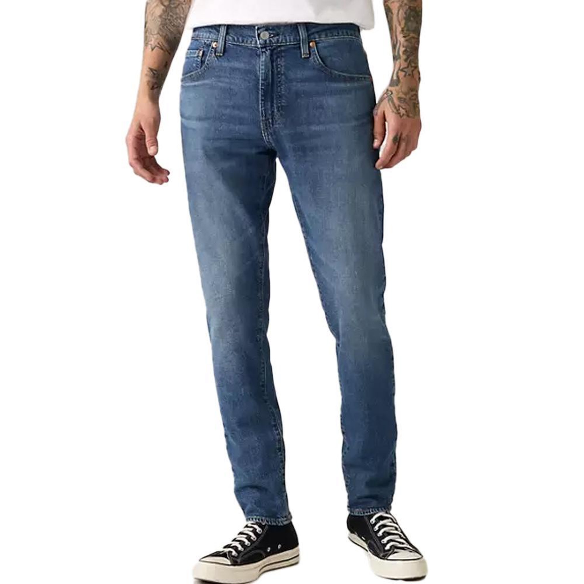 Voir la diapositive 2 : Levi's Jean 512 bleu slim homme levi's taper med indigo
