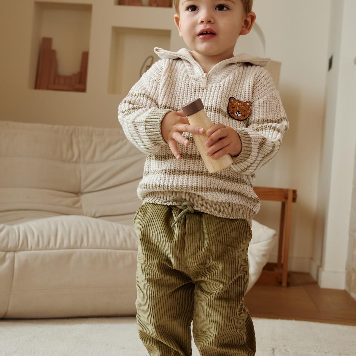 Petit Béguin Pull enfant en tricot Cracotte