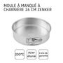 Voir la diapositive 4 : ZENKER Moule à manqué à charnière 26,3 cm Zenker Silver