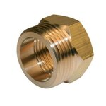 CENTRALE BRICO Mamelon à visser laiton M 26 x 34 pour tube en cuivre