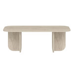Habitat et Jardin Table basse en bois  Becaj  - 120 x 60 x 41 cm - Travertin