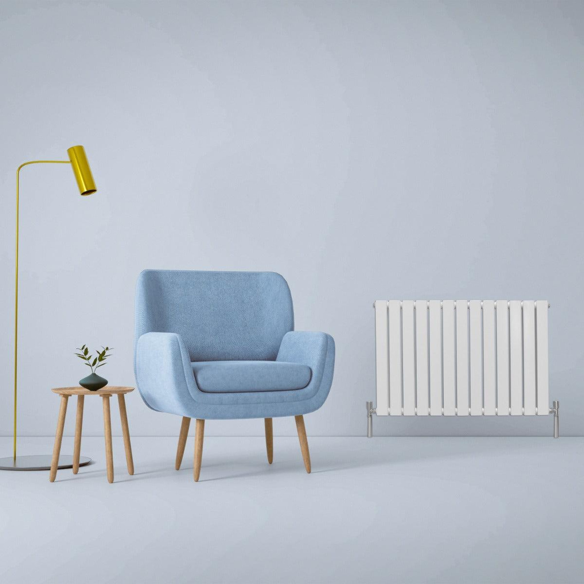 Voir la diapositive 2 : MONSTERSHOP Radiateur plat à 2 panneaux - 600 x 910 mm