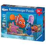 RAVENSBURGER Puzzles 2x12 pièces Némo le Petit Fugueur