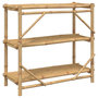Voir la diapositive 6 : VIDAXL Étagère à 3 niveaux 100x40x90 cm bambou
