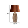 Voir la diapositive 6 : Paris Prix Lampe à Poser Design  Prague  79cm Marron