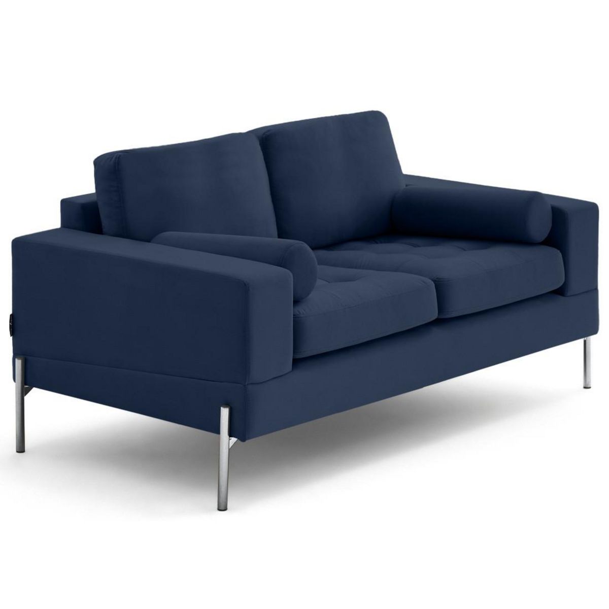 LISA DESIGN Isaure - canapé droit 2 places en velours