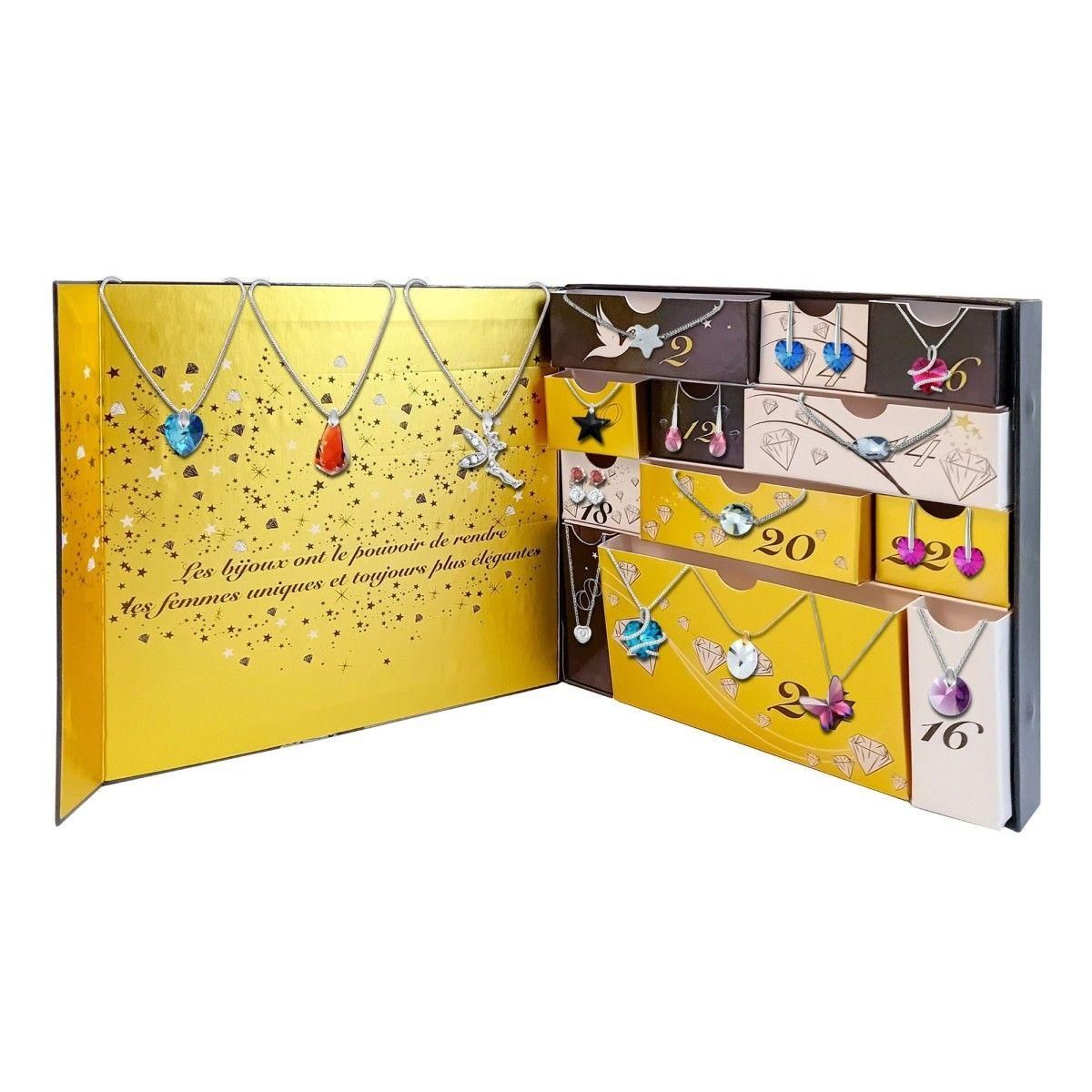 SC CRYSTAL Calendrier de l'avent par SC Crystal® - 12 bijoux