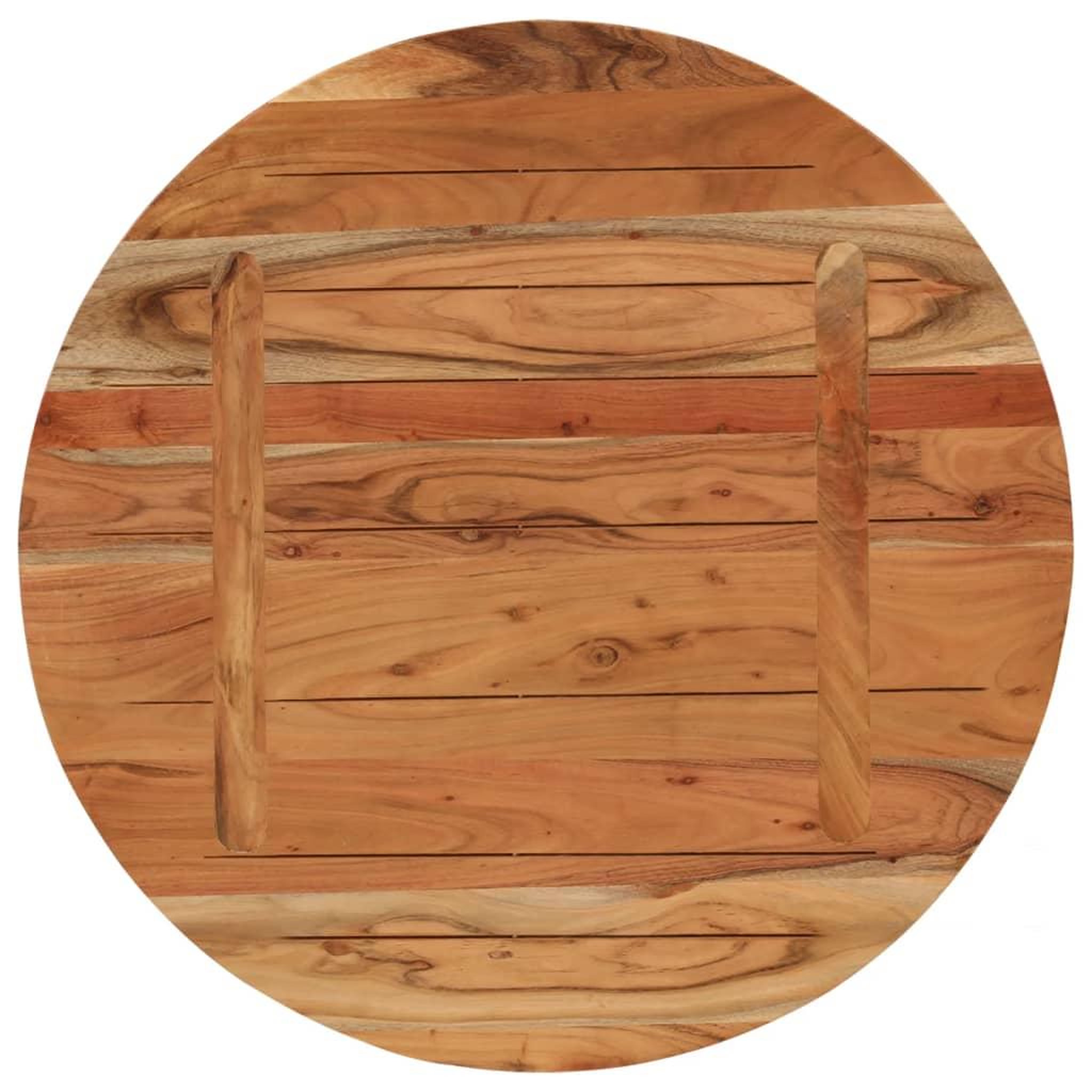 Voir la diapositive 5 : VIDAXL Dessus de table Ø70x2,5 cm rond bois massif d'acacia