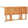 Voir la diapositive 5 : VIDAXL Ensemble a manger d'exterieur pliable 7 pcs Bois solide de teck
