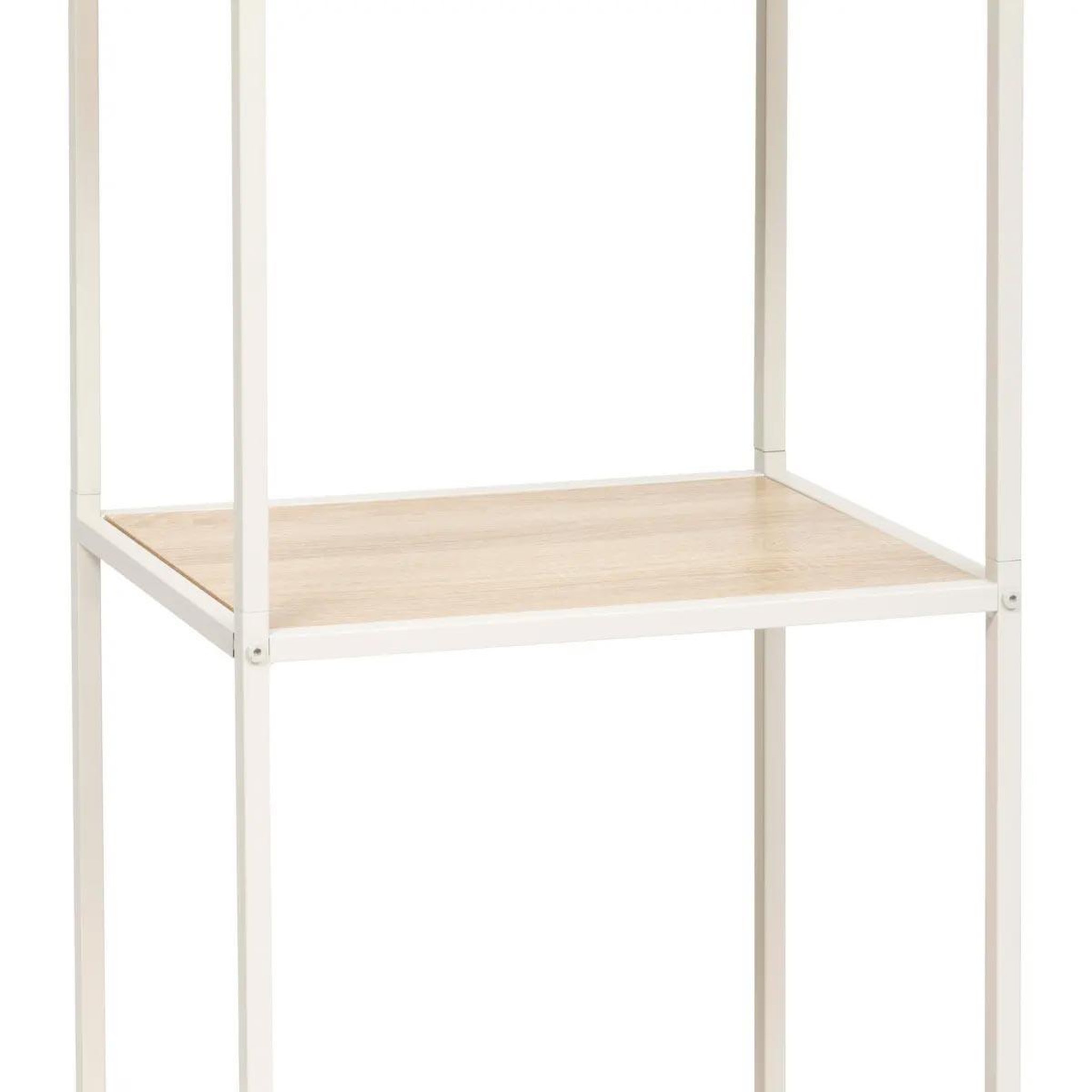 Voir la diapositive 2 : FIVE Étagère 4 Niveaux  Curvy  169cm Naturel
