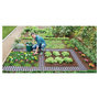 Voir la diapositive 1 : GARANTIA Set de 4 Dalles de Potager Maxi - 5h x 70L x 24l cm