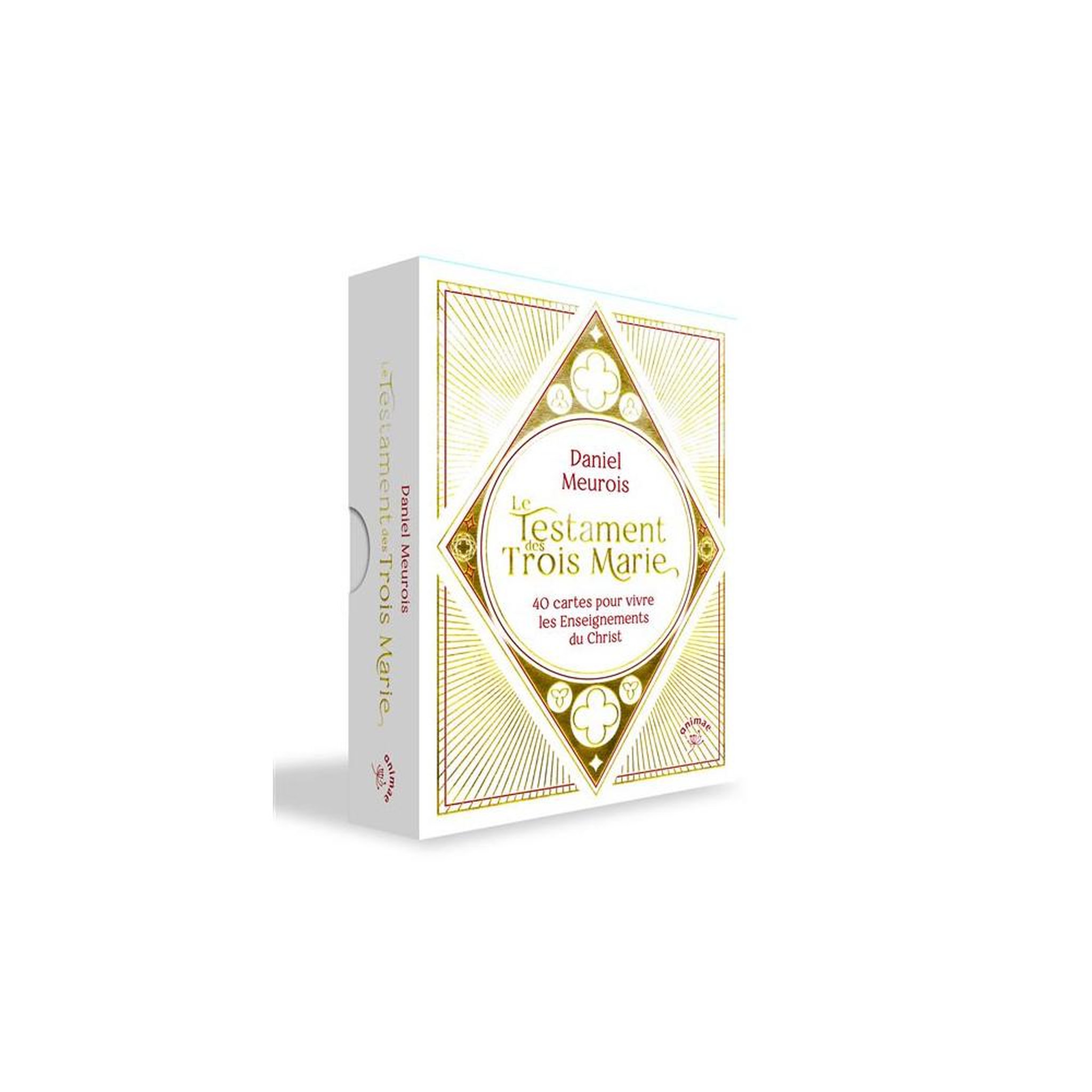 Coffret cartes tarot « Le Testament des Trois Marie » (40 cartes) Daniel Meurois