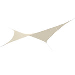 Jardiline Voile d'ombrage rectangulaire 4 x 3 m - Austral - Sable - Jardiline