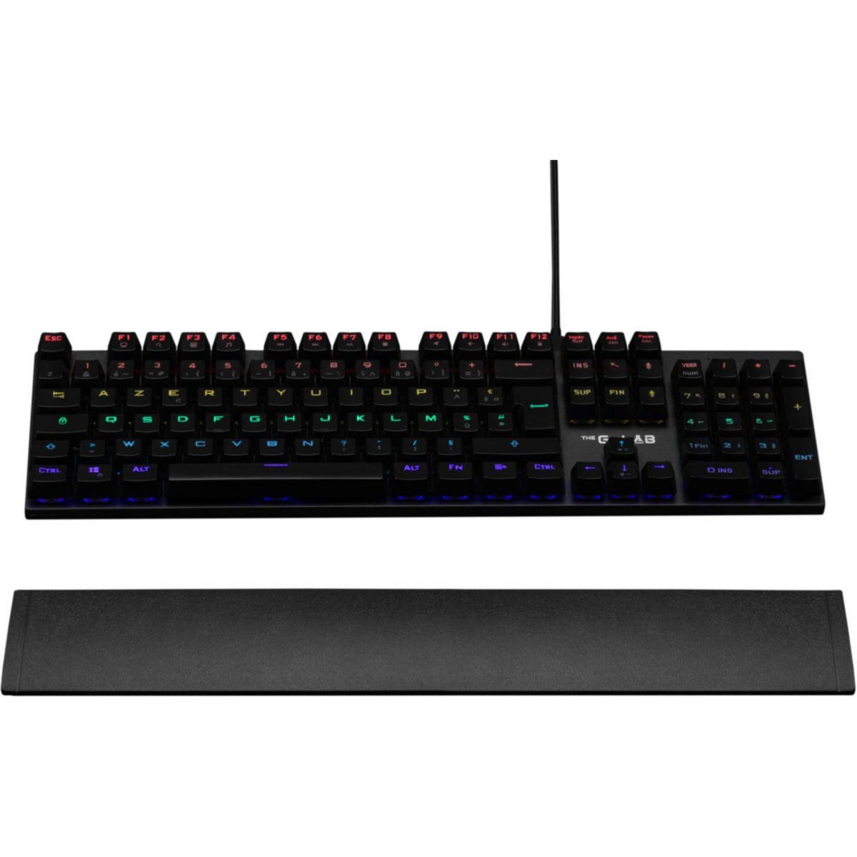 THE G-LAB Clavier gamer KEYZ CARBON EX FR
