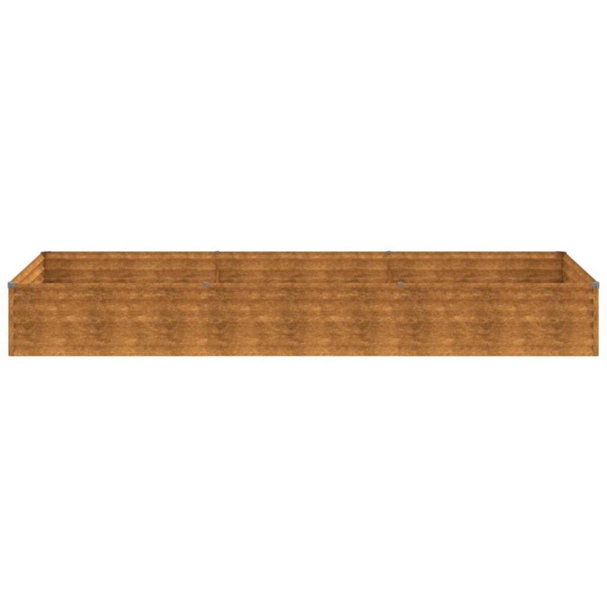 VIDAXL Lit sureleve de jardin 291x100x36 cm acier corten
