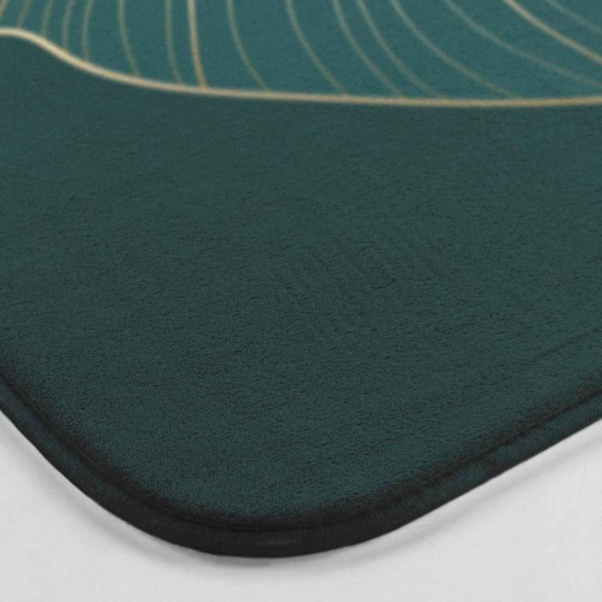 Paris Prix Tapis de Bain Microfibre  Jade  45x75cm Vert