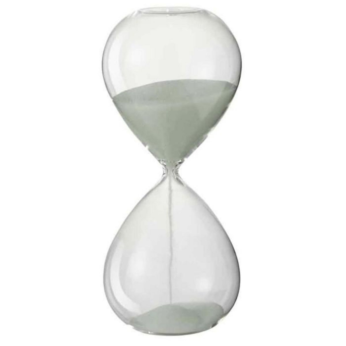 Paris Prix Sablier Déco  Verre  24cm Blanc