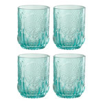 Paris Prix Lot de 4 Verres Design  Maya  32cl Turquoise