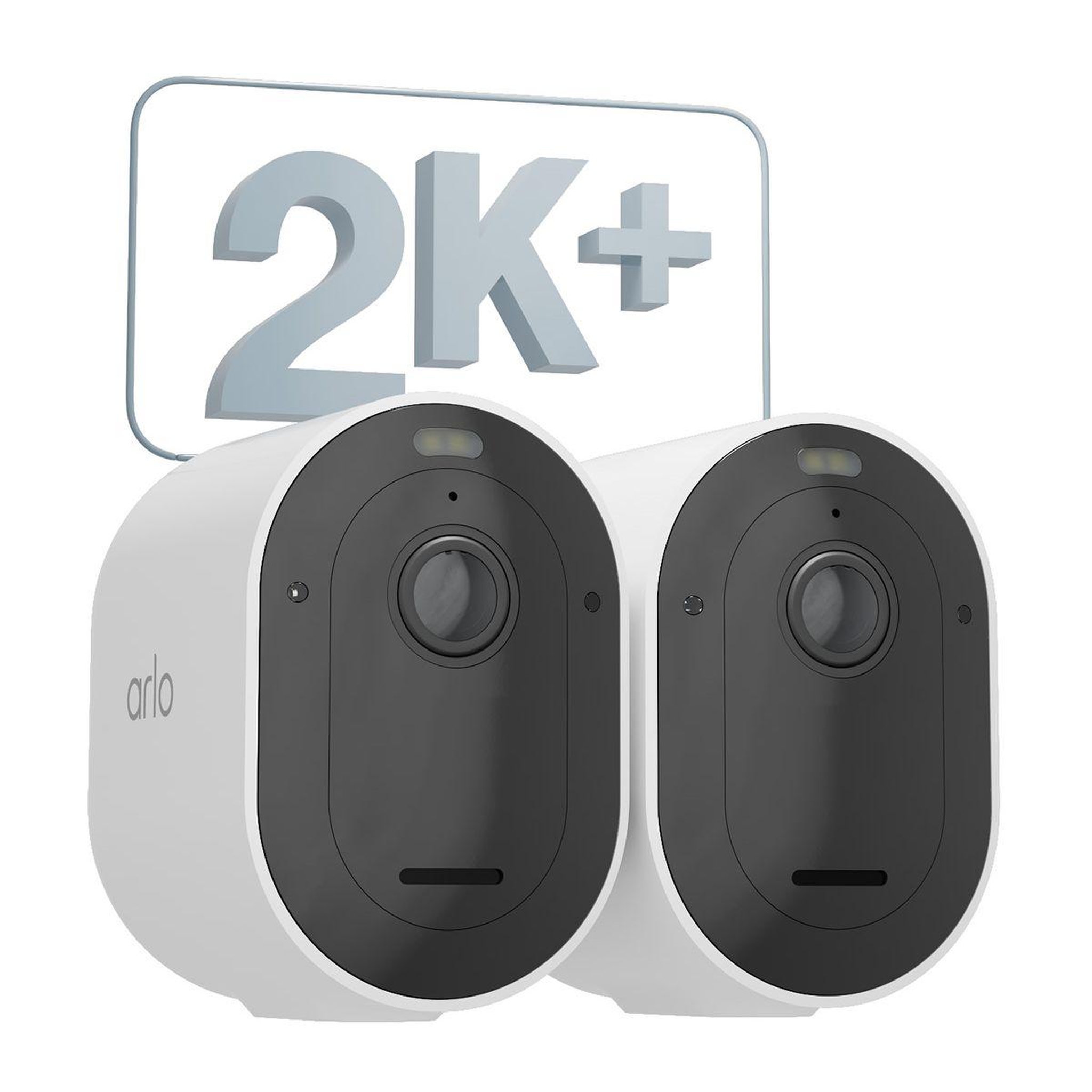 Voir la diapositive 2 : ARLO Caméra de surveillance Pack 2 caméras Pro5 2K+ + 2 panneaux solaires