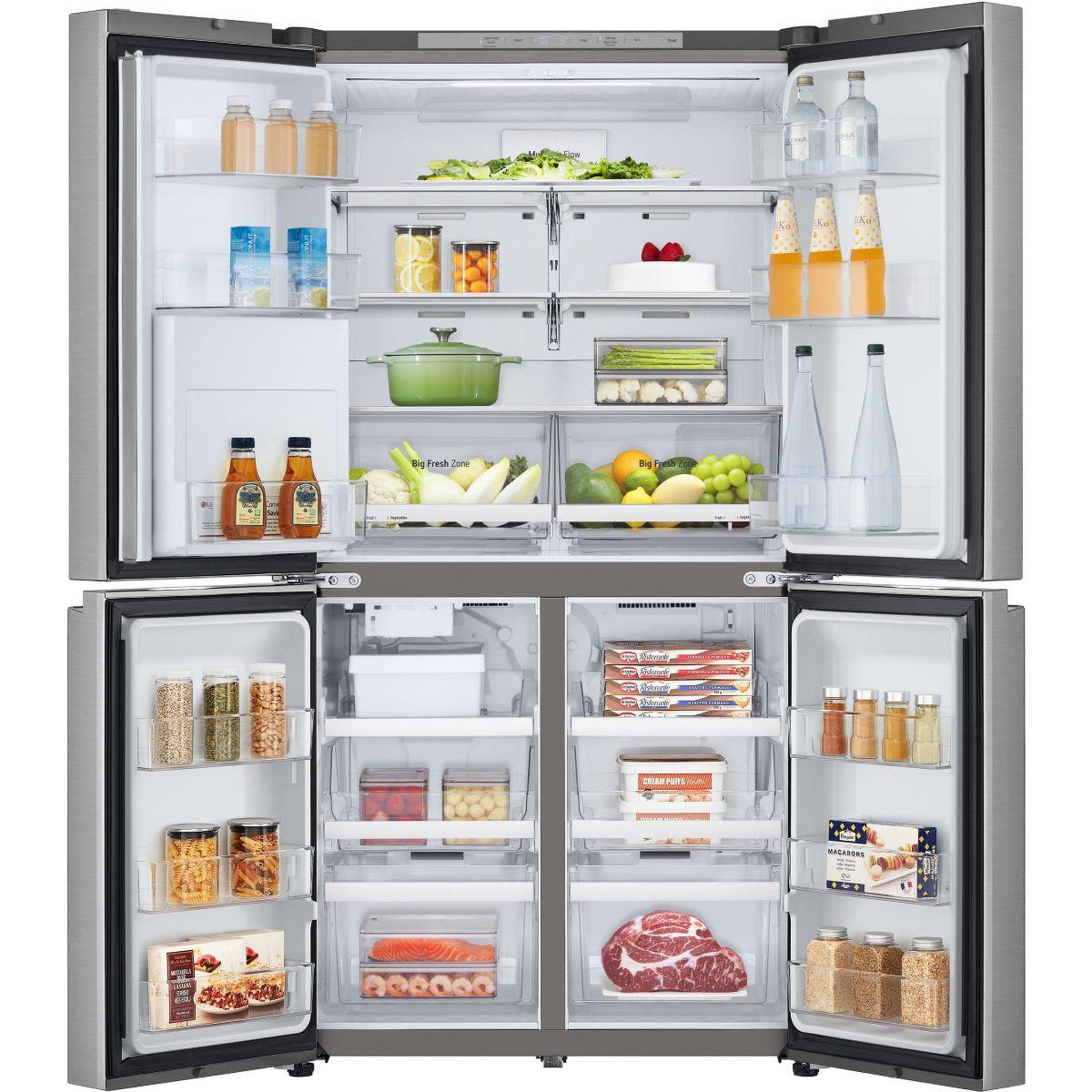 Voir la diapositive 4 : LG Réfrigérateur multi portes gmf960py2e