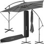 Voir la diapositive 1 : tectake Parasol 250 x 250 cm gris clair