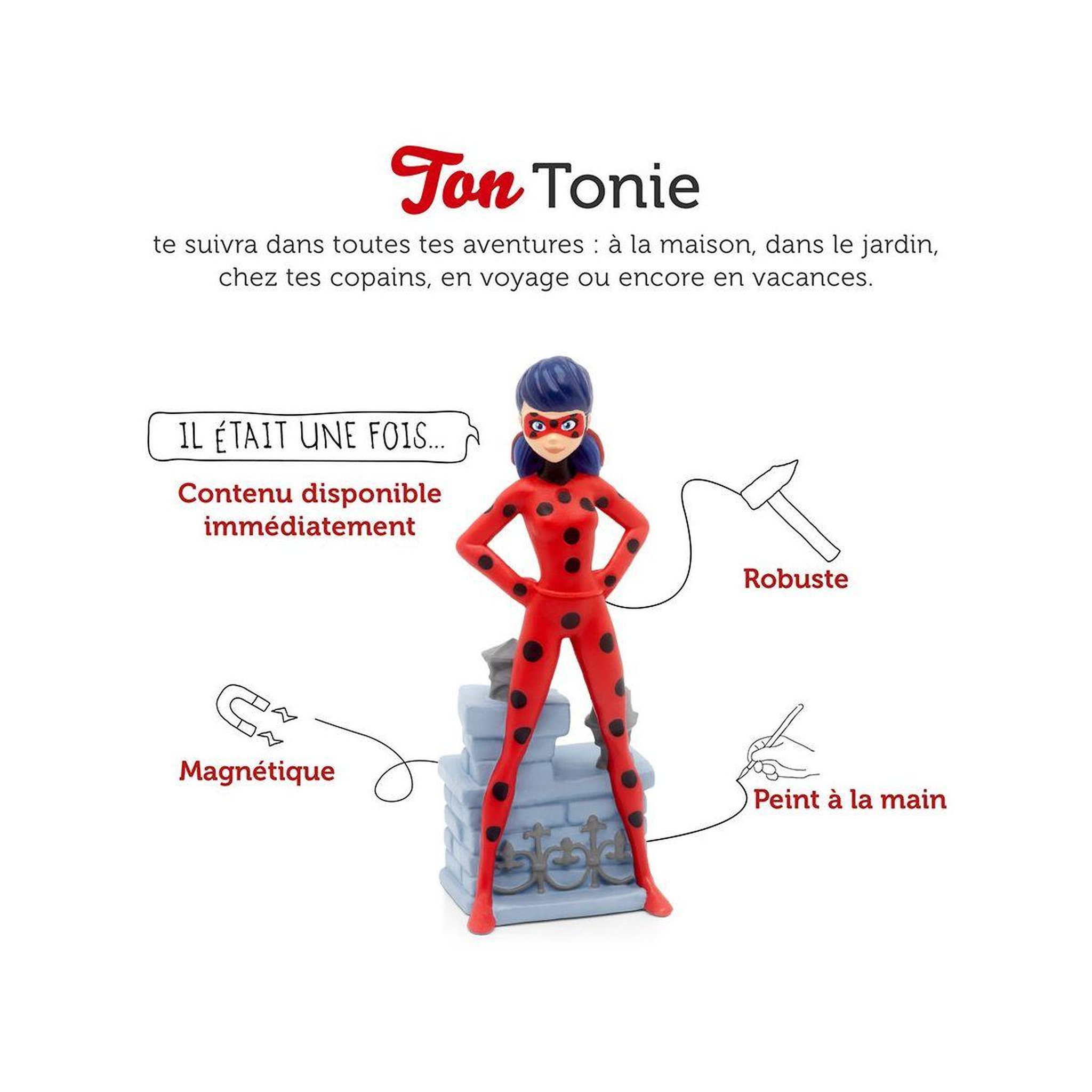 Voir la diapositive 2 : TONIES Figurine Miraculous Ladybug