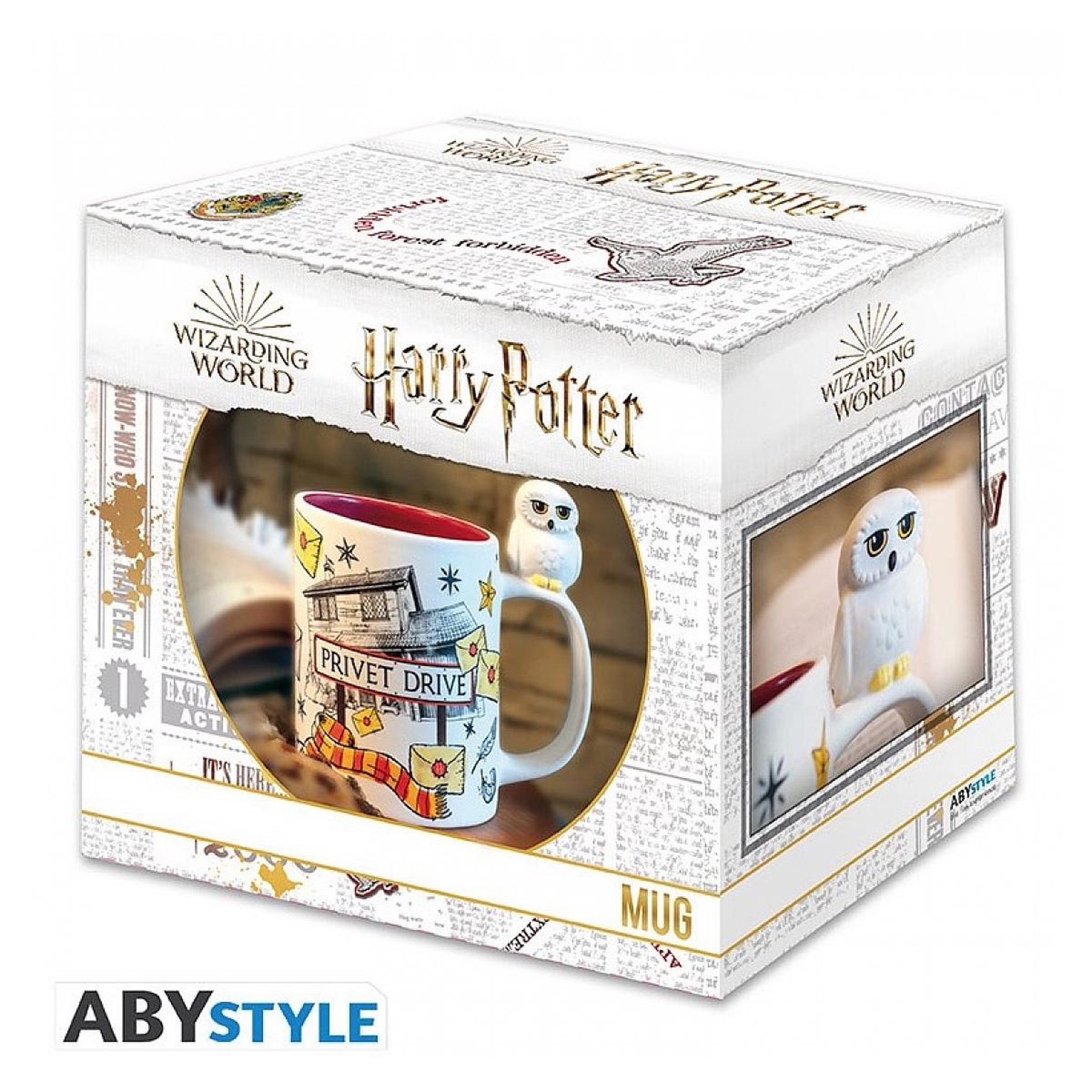 Voir la diapositive 4 : ABYstyle Harry Potter Mug 3D - Hedwige et Privet Drive