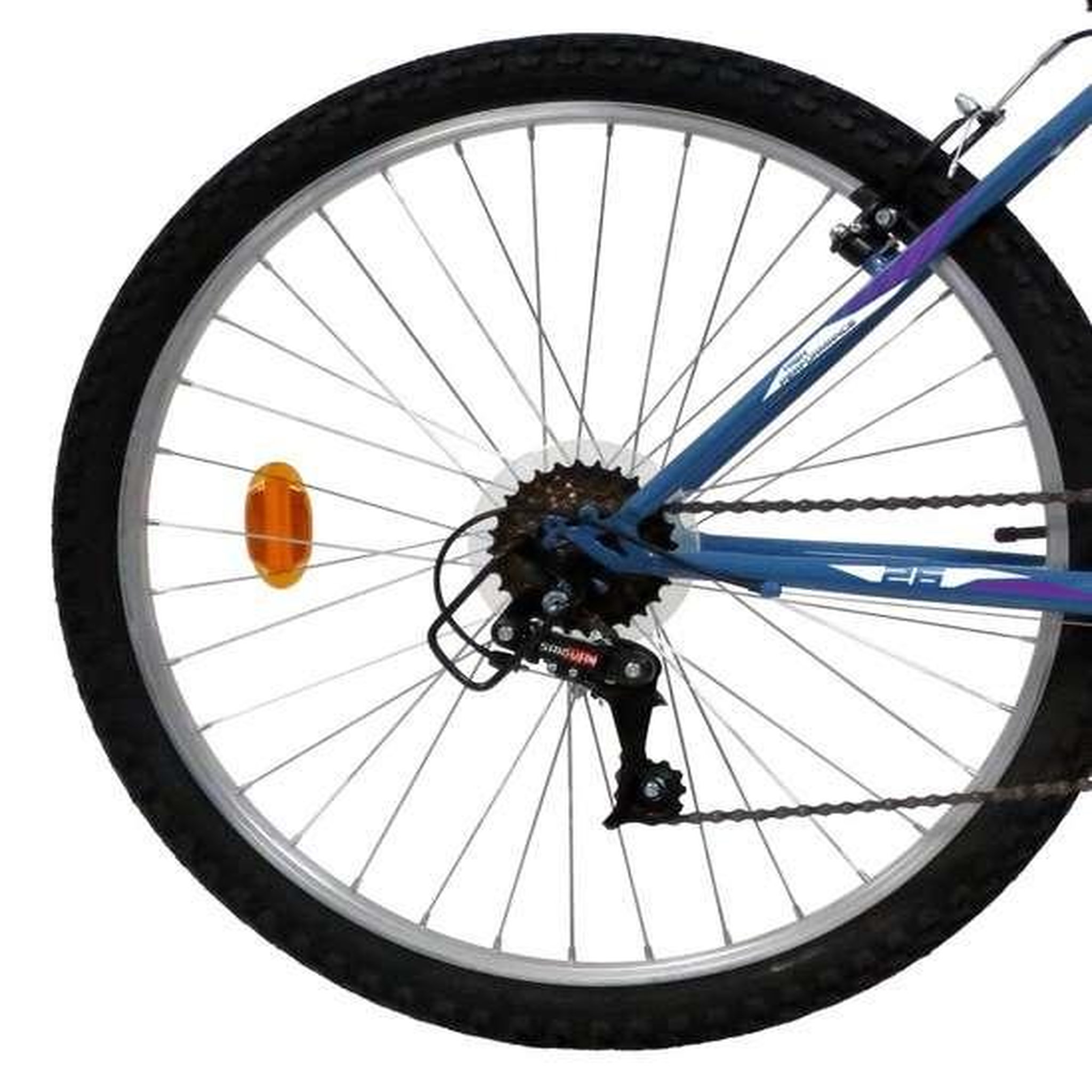 Voir la diapositive 2 : FREERIDER Vélo VTT 26'' Rigide Femme   Lulea/Freerider   avec cadre acier - 18 vitesses – Freins V-Brake et Jantes en aluminium