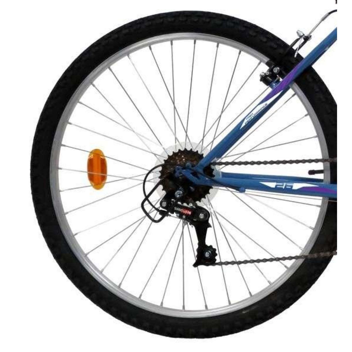 FREERIDER Vélo VTT 26'' Rigide Femme   Lulea/Freerider   avec cadre acier - 18 vitesses – Freins V-Brake et Jantes en aluminium