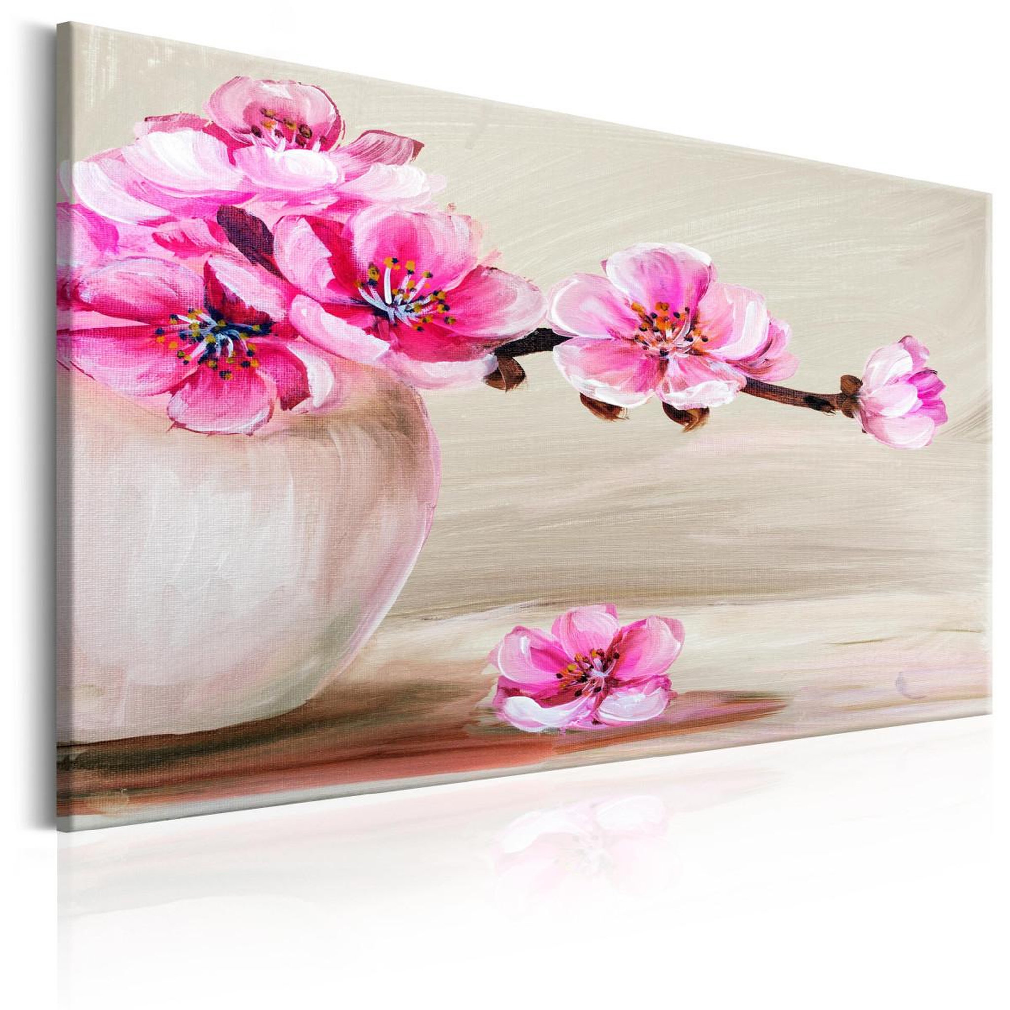 Voir la diapositive 1 : Paris Prix Tableau imprimé  still life : sakura flowers