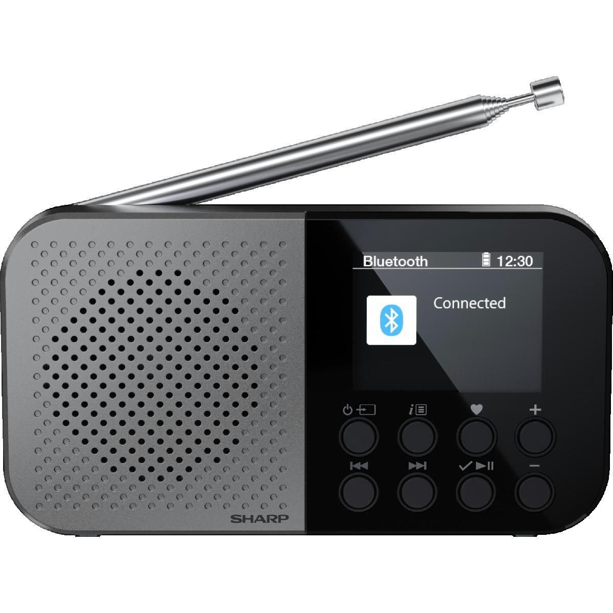 Sharp Radio numérique portable Sharp DR-P520 avec Bluetooth 5.3
