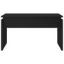 Voir la diapositive 5 : VIDAXL Table basse noir 68x50x38 cm bois d ingénierie